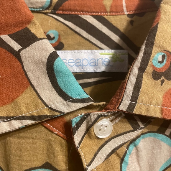 Seaplane Long Sleeve Button Down - Picture 2 of 3